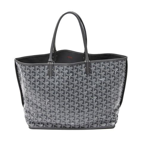 grey reversible goyard bag|goyardine bag.